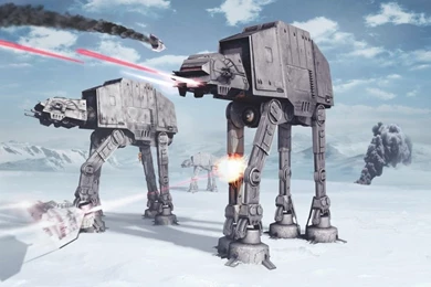 Star Wars AT AT The Empire Strikes Back Wallpapers   368 X 254 Cm ...