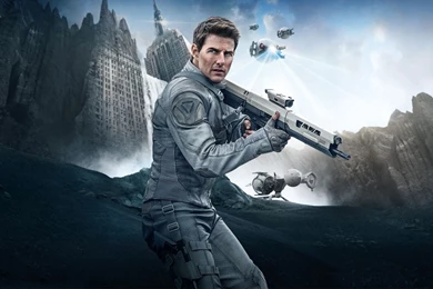 Full HD Wallpapers Tom Cruise Rifle Oblivion Ruin, Desktop ...