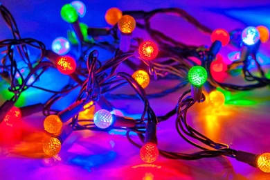 Christmas Lights   Wallpaper.