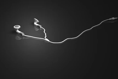 Earphones Grey Backgrounds Wallpapers