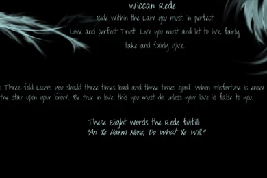 Desktop Backgrounds   Wiccan Rede Two By Cserskii On DeviantArt
