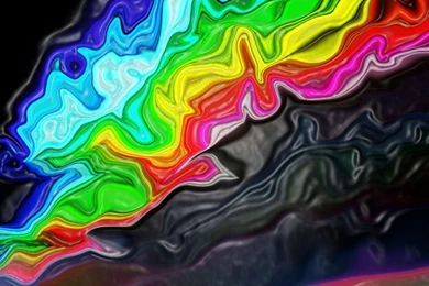 Trippy Colorful iPad 1 & 2 Wallpapers