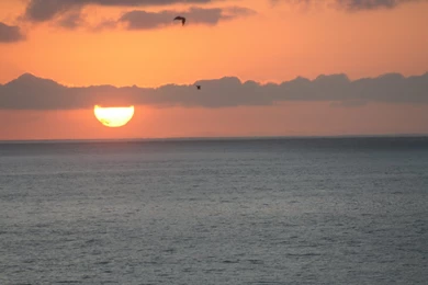 Calm Sunset Beach Photo Wallpapers