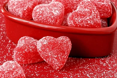 1280x1024 Jujube, Heart, Love, Candied Fruit Jelly Heart, Sweet ...