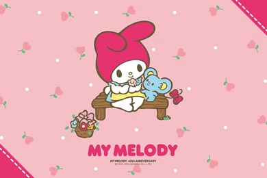 My Melody & Koala Pink Wallpapers   Cute Wallpapers