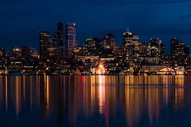 Night City Lights iPhone 4s Wallpapers Download