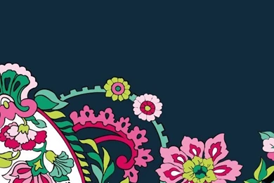 Dress Your Tech: Petal Paisley Mobile Wallpapers