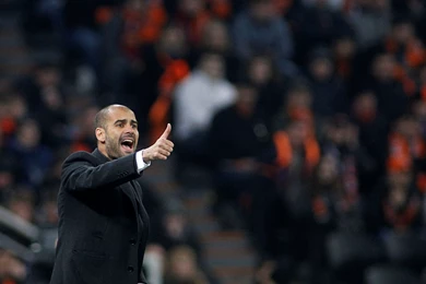 Barcelona Coach Pep Guardiola