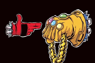 iPhone 6] Deadpool + Infinity Gauntlet + Run The Jewels = Awesome ...