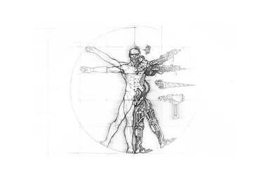 Vitruvian Man Leonardo Da Vinci Wallpapers