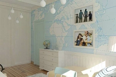 Modern wallpaper kids room design ideas 41.jpg