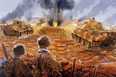 WW2 Tank Paintings