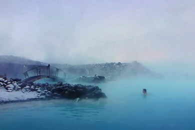 Blue Lagoon Iceland On A Winterday   YouTube