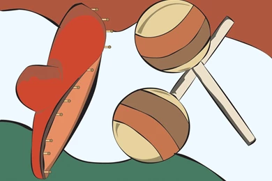 Mexican Hat With Mexico Flag Powerpoint Templates   Brown, Flags ...