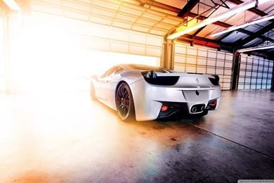 Ferrari In Garage HD Desktop Wallpapers : High Definition ...