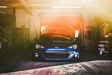 Subaru BRZ In Garage Wallpaper.jpg