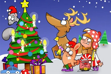 Funny Christmas Cartoon 14 Wide Wallpapers Funnypicture.org