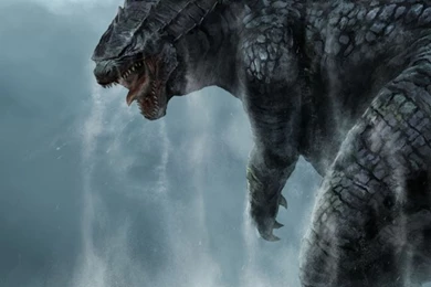 Download Wallpapers 640x960 Godzilla, Monster, Dinosaur, Submarine ...