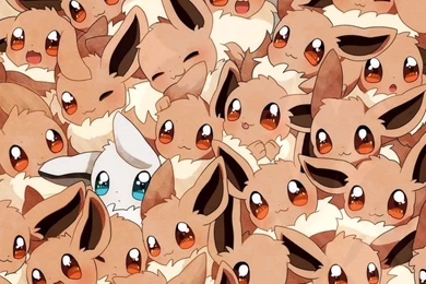 Eevee Day ... Eevee, Shiny Eevee, Ponkemon