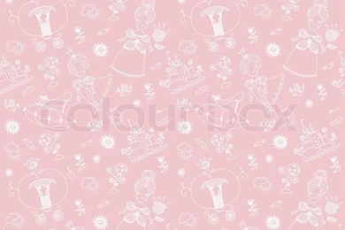Crystal Cinderella's Slipper On Pink Pillow Backgrounds