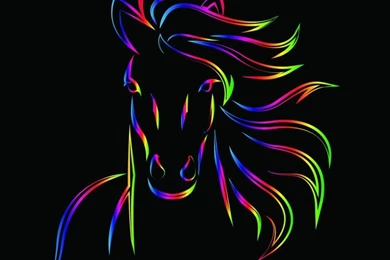 Neon Horse Wallpapers