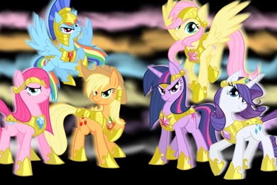 DeviantArt: More Like MLP:FiM NRG Mane 6 Desktop Backgrounds ...