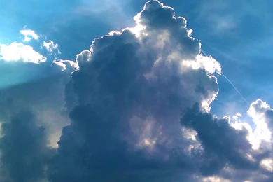 1536x2048 Clouds With An Airplane Ipad 4 Wallpapers