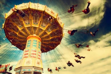 Vintage Carousel France Wallpapers