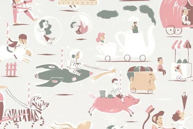 Carousel Of Dreams   Transitional   Wallpapers   Other Metro   By ...