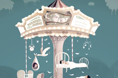 Carousel Wall Mural