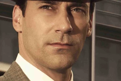 Download Wallpapers 750x1334 Don Draper, Actor, Hat, Face, Serious ...