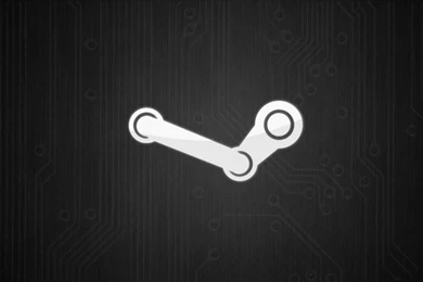 Brushed Aluminium Electric Circuit Steam Logo Wallpapers : PCmasterrace