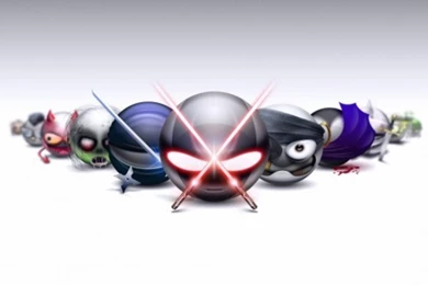 Cool 3D Ball Ninja Wallpaper Backgrounds