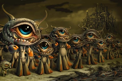 Free Bizarre Creatures Computer Desktop Wallpapers