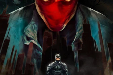 1280x1024 Superhero, Red Skull, Batman, Cloak, Mask, Gotham City ...