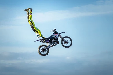 Motocross Bike High Jump Extreme Sports High Definition Wallpapers ...