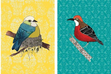 Trololo Blogg: Quirky Floral Wallpapers