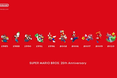 Celebrate Mario : Download Wallpapers