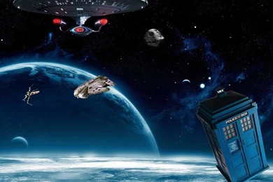 Star Wars Star Trek USS Enterprise Doctor Who Crossovers NC 1701 D ...