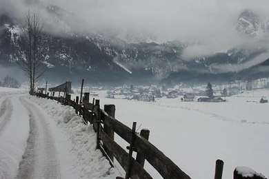Winter In Gosau In The Austrian Alps >> HD Wallpaper, Get It Now!