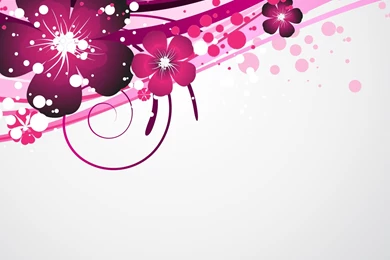 Purple Floral Design Backgrounds   Design   PPT Backgrounds