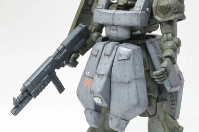 1/144 Zaku II FZ: Custom Work. Painted Build. Weathered ...