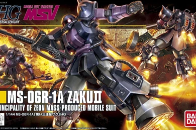 HGUC 1/144 MS 06R 1A 黒い三連星 Zaku II: No.9 Big Or Wallpapers ...