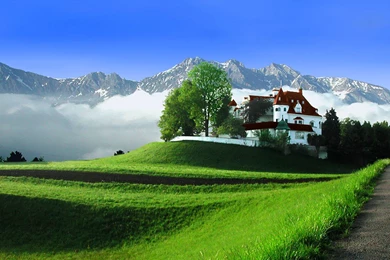Igls Alpes Austria Travel Wallpapers Desktop Ba
