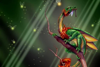 Green Dragon   Dragons Wallpapers (28271856)   Fanpop