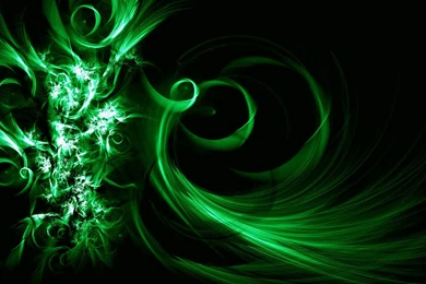Green Spirals Wallpapers
