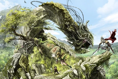 Tree Dragon Wallpapers   35125