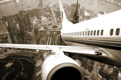 Private Jet Leaving The City Out Of This World HD Wallpapers Free ...