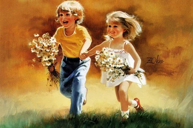 Free Wallpapers   Free Art Wallpapers   Occident Art Painting 2 ...