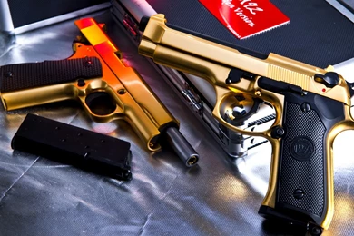 Gold Guns Wallpapers   Bing Images